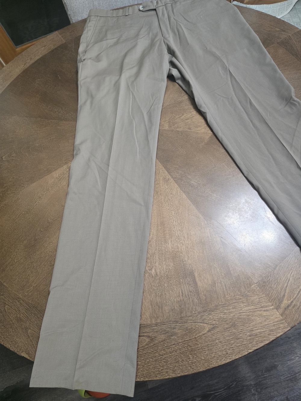 Men's Dress Pants in Light Khaki - Straight Leg